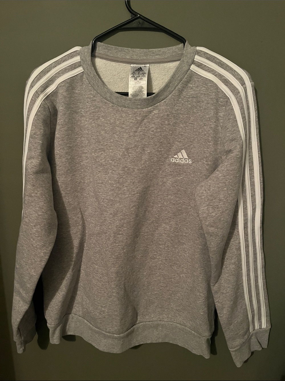 adidas Gray Crewneck Sweatshirt